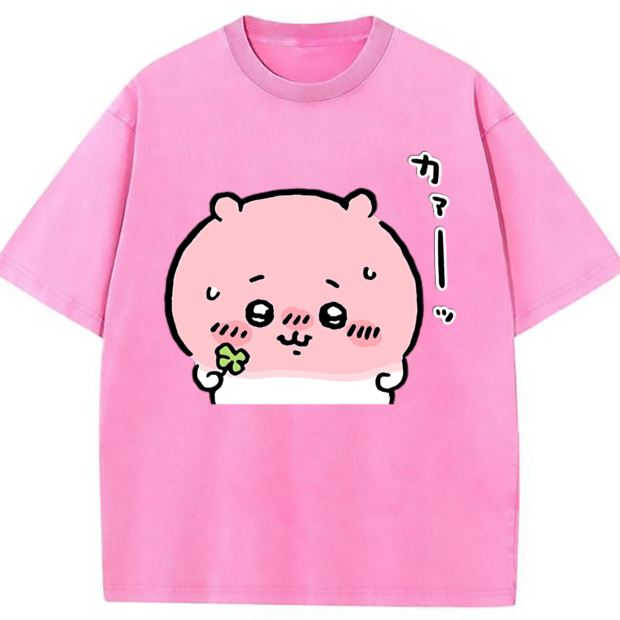 （画像用） ちいかわ ちいかわ Chii-kawa chiikawa 綿100% ヴィンテージ風 半袖Tシャツ（フロントプリント）